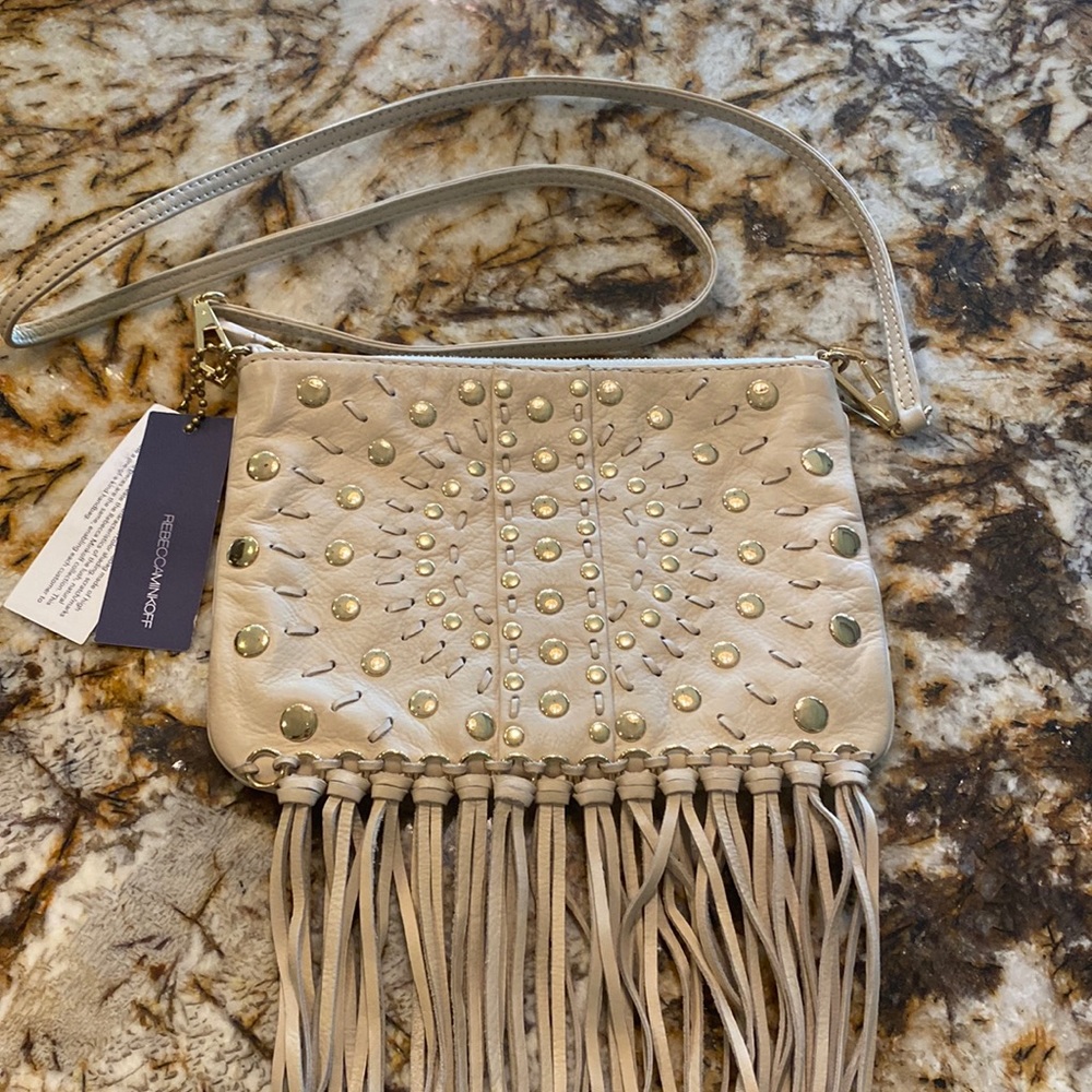 Rebecca Minkoff Studded fringed purse